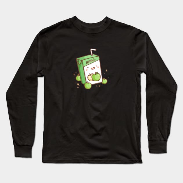 Apple Juice Long Sleeve T-Shirt by mschibious